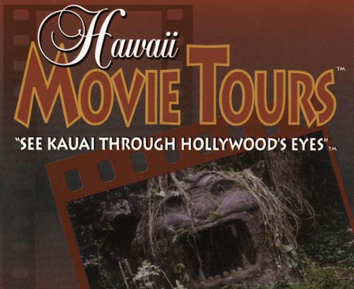 display image of Hawaii Movie Tours Rack Card Design