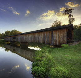 old covered bridge